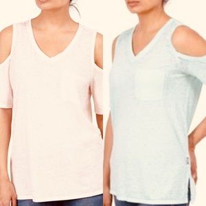 TODAY ONLY DEAL COPY - Seven 7 - Set of 4 Cold Shoulder Top price of 1